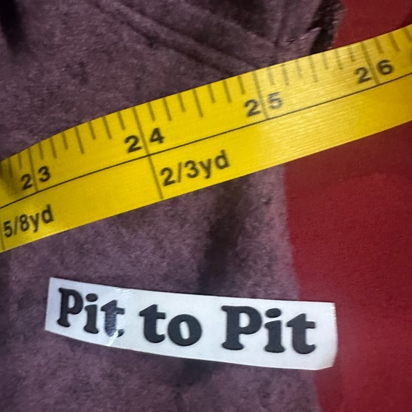 NWOT SIZE S OVERSIZED By Together Purple Long Sleeve Tunic - Picture 7 of 9